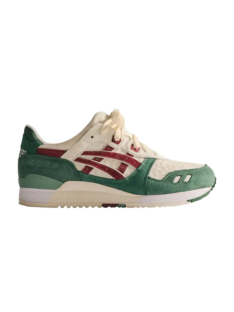 Кроссовки Ronnie Fieg x Asics Gel Lyte 3 Remastered, Worlds Fair Pack - Italy — изображение 1 из 1, зеленый
