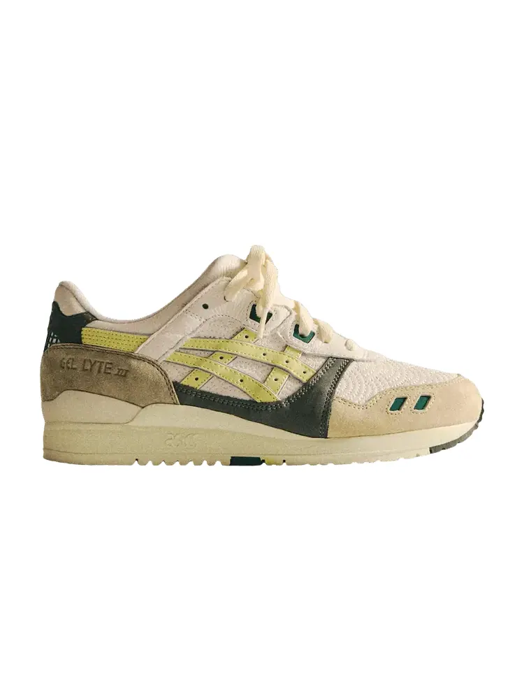 Кроссовки Ronnie Fieg x Asics Gel Lyte 3 Remastered, Worlds Fair Pack - Brazil — изображение 1 из 1, белый