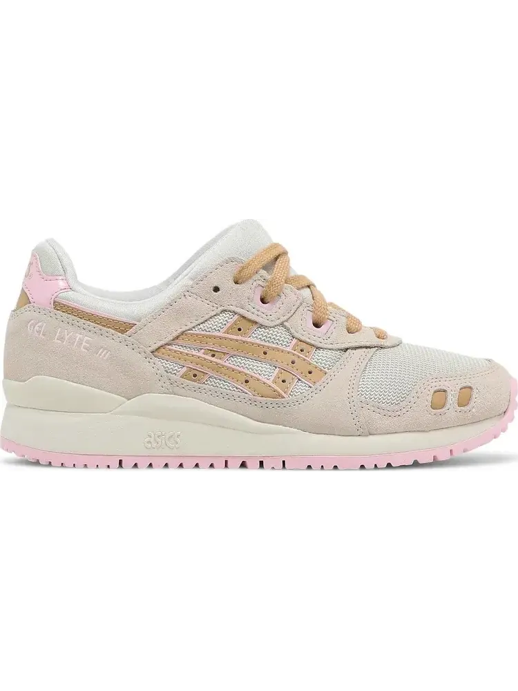 Кроссовки wmns gel lyte 3 og 'birch camel beige' Asics, пломбир — изображение 1 из 8, бежевый