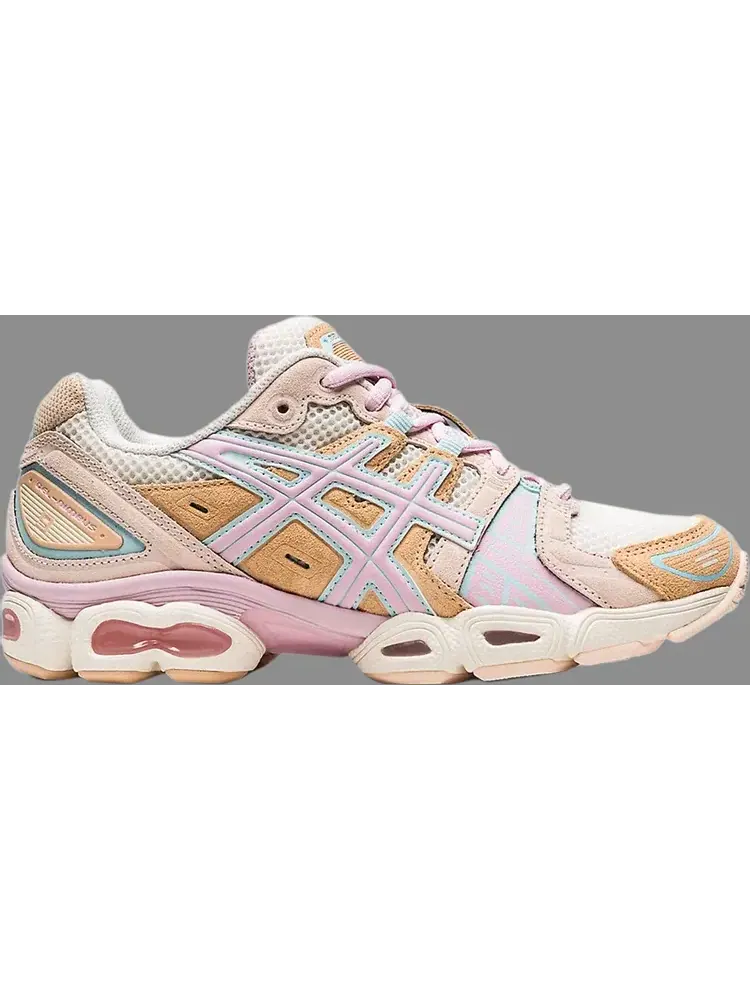 Кроссовки wmns gel nimbus 9 'tan barely rose' Asics, пломбир — изображение 1 из 1, бежевый