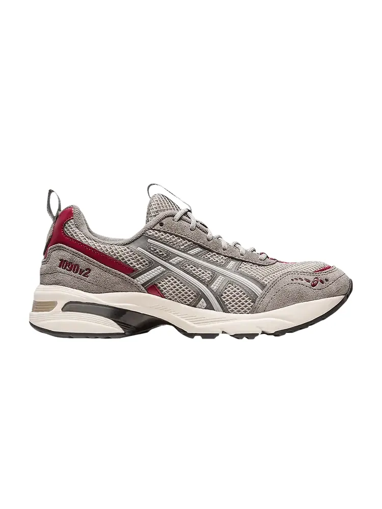 Кроссовки ASICS Wmns Gel 1090 V2 'Oyster Grey Red' — изображение 1 из 1, серый/серый