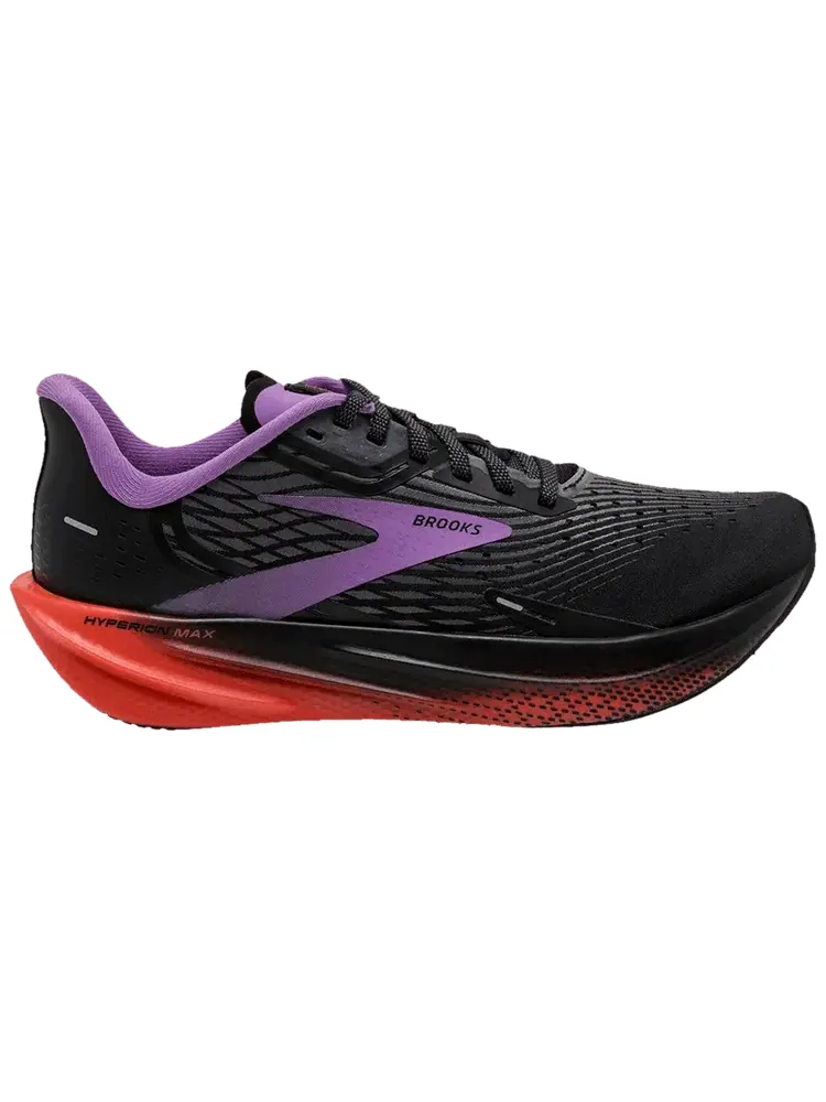 Кроссовки Brooks Wmns Hyperion Max 'Black Purple' — изображение 1 из 1, черный фиолетовый