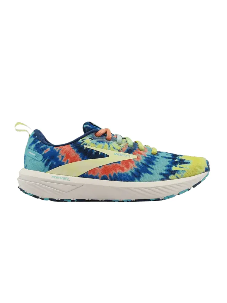 Кроссовки Brooks Wmns Revel 6 Rock n Roll - Tie Dye — изображение 1 из 1, разноцветный