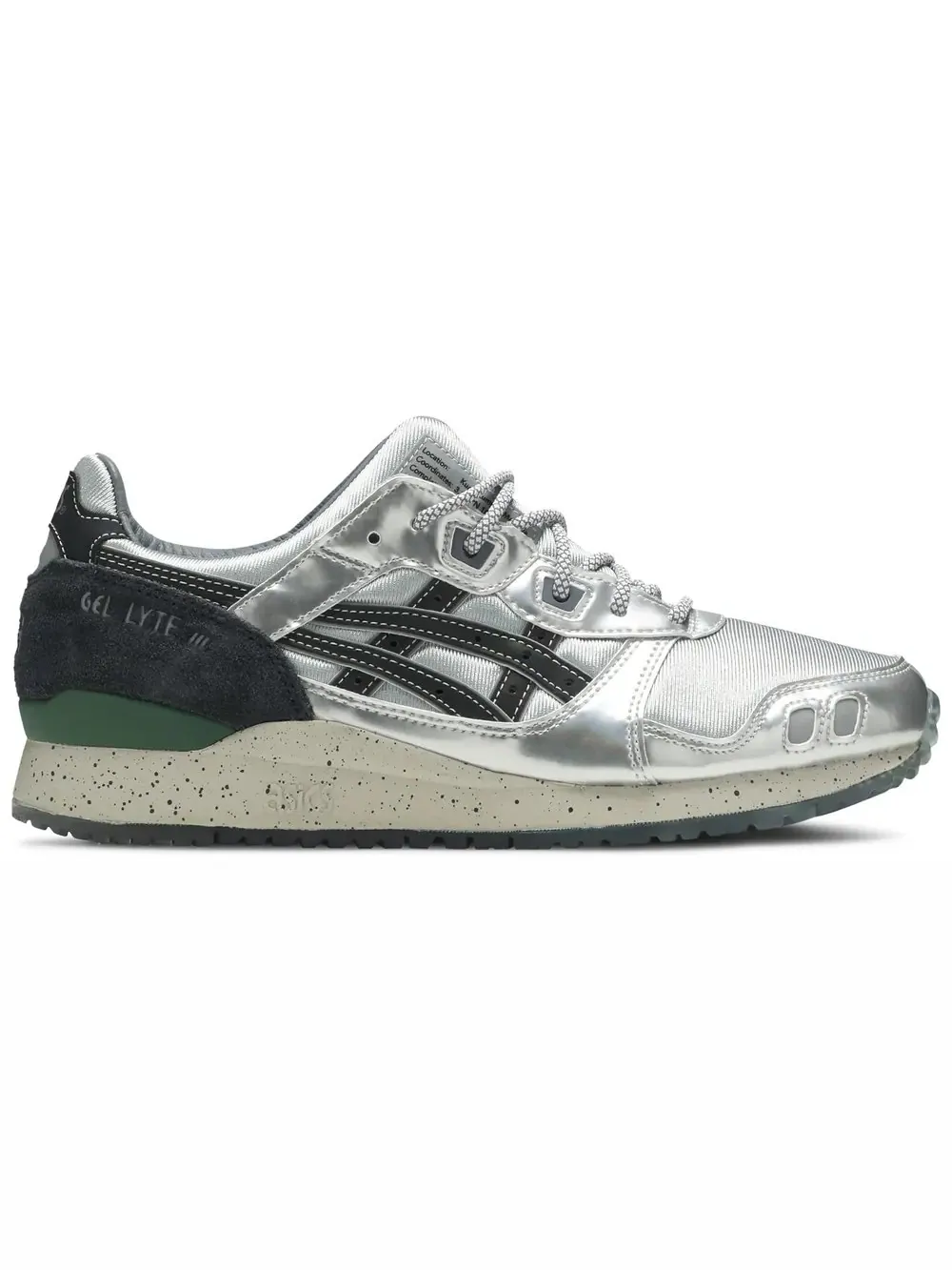 Кроссовки hundred% x sneakerlah x gel lyte 3 'kuala lumpur twin towers' Asics — изображение 1 из 5, серебряный