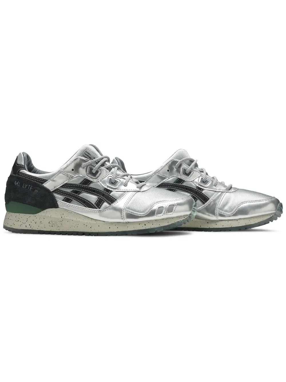 Кроссовки hundred% x sneakerlah x gel lyte 3 'kuala lumpur twin towers' Asics — изображение 3 из 5, серебряный