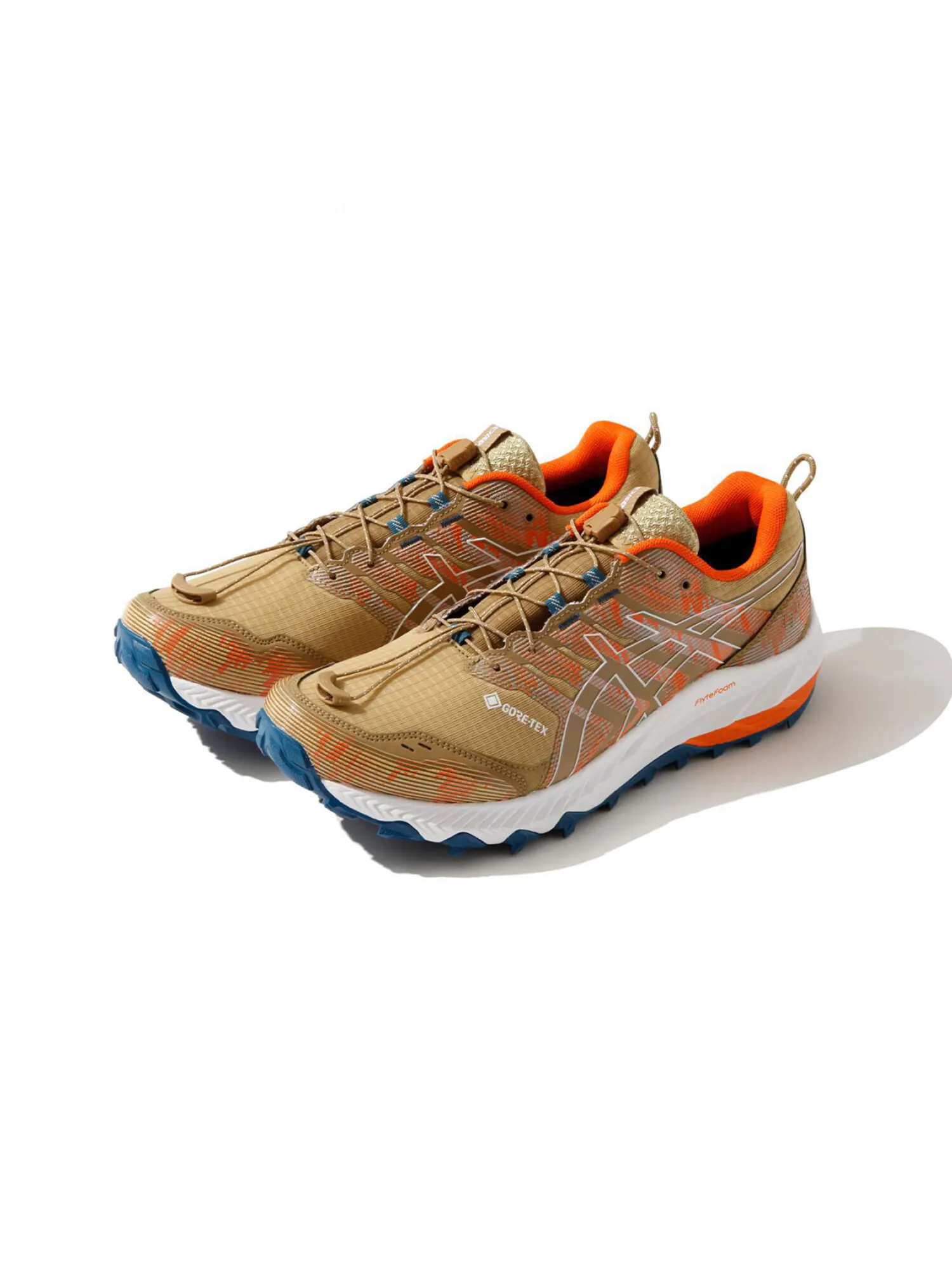 Кроссовки costs x f/ce x gel fujitrabuco 9 gtx 'coyote orange' Asics — изображение 3 из 7, коричневый