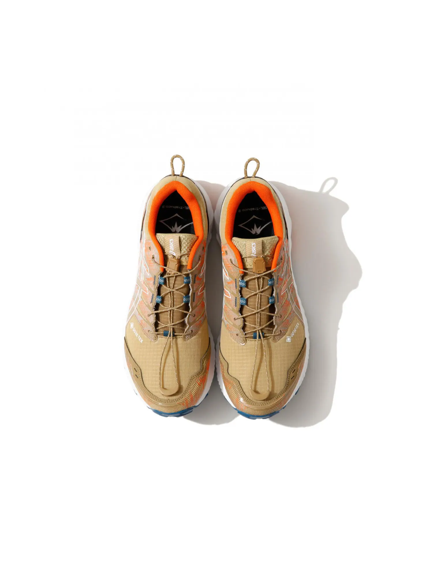 Кроссовки costs x f/ce x gel fujitrabuco 9 gtx 'coyote orange' Asics — изображение 4 из 7, коричневый