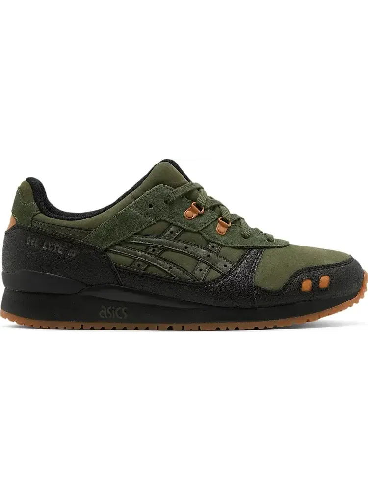 Кроссовки gel lyte 3 'olive black' Asics — изображение 1 из 8, зеленый