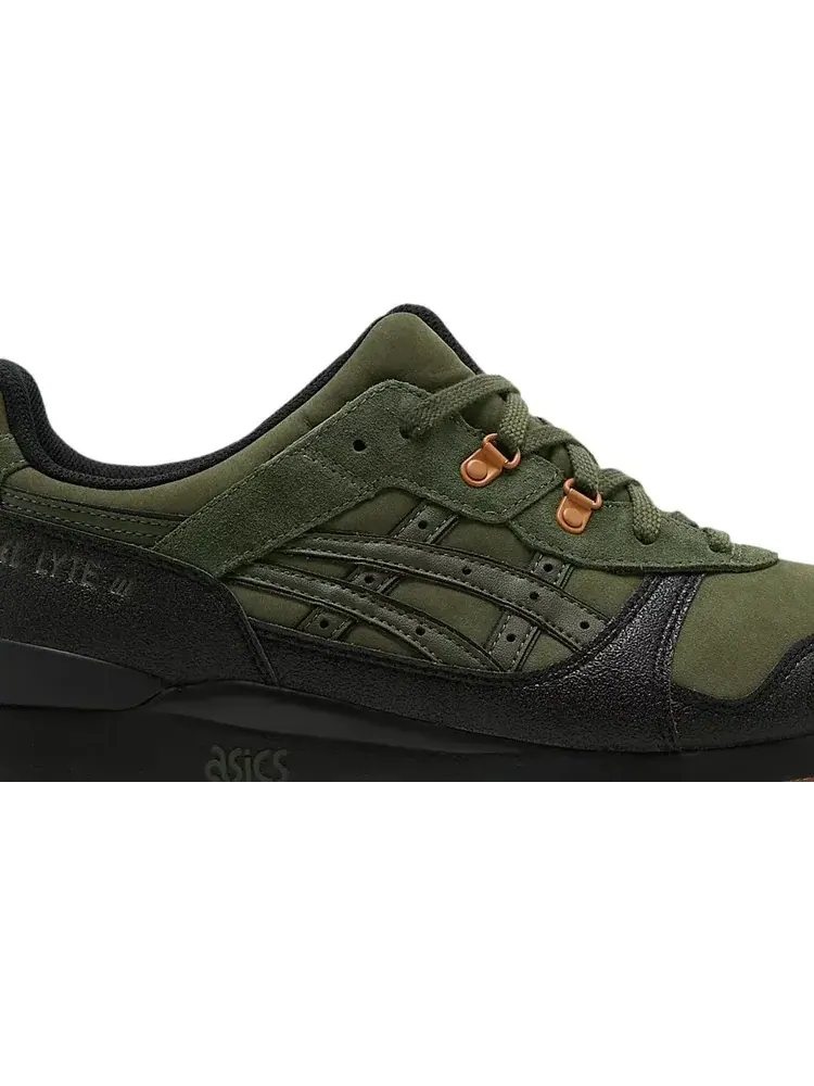 Кроссовки gel lyte 3 'olive black' Asics — изображение 2 из 8, зеленый