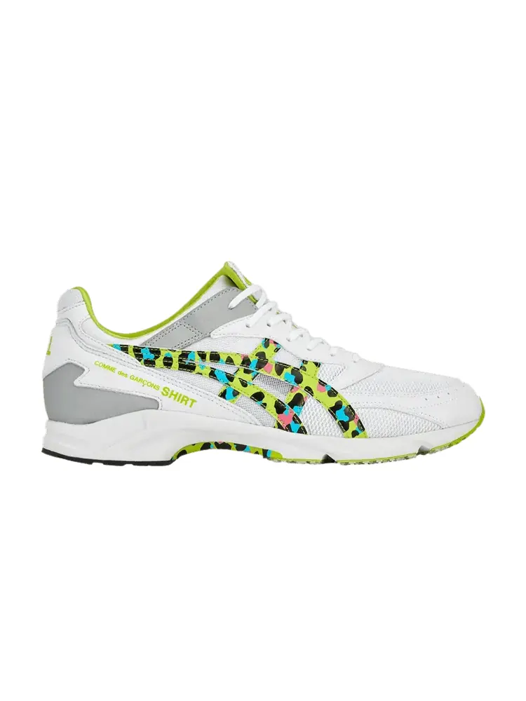 Кроссовки ASICS Comme des Garçons Shirt x Tarther SC Lime Leopard — изображение 1 из 1, белый