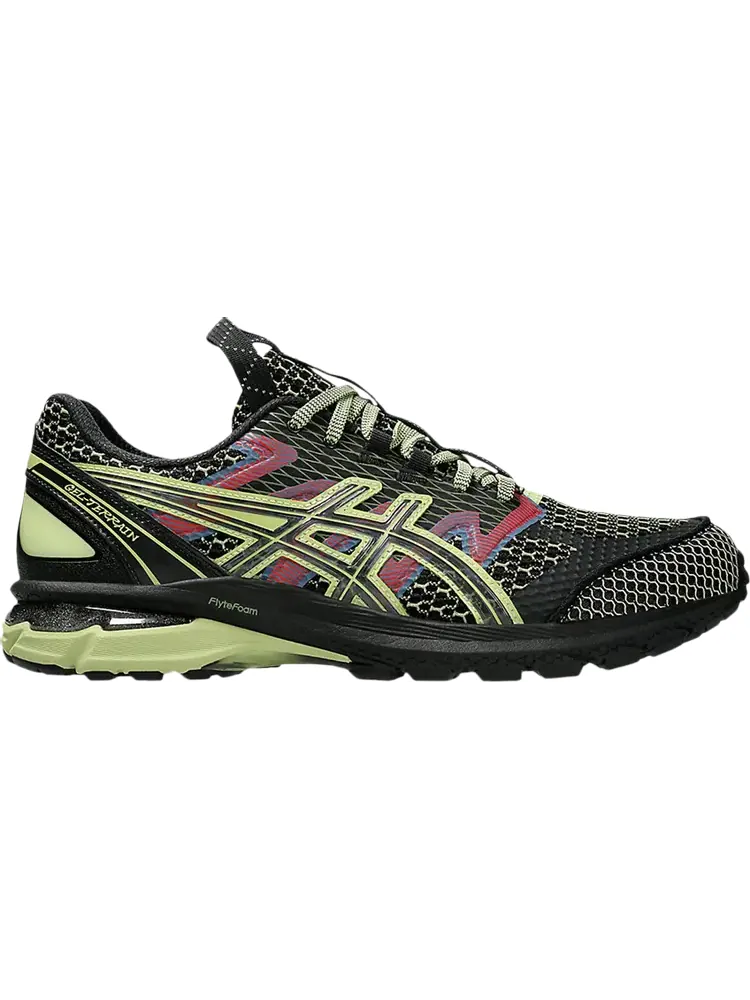 Кроссовки US4-S Gel Terrain 'Black Neon Lime' — изображение 1 из 1, черный