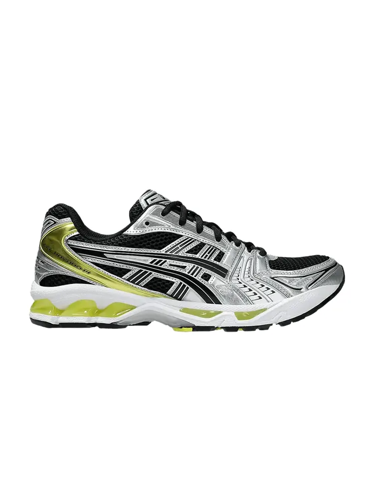 Кроссовки ASICS Gel Kayano 14 Black Lemon Spark — изображение 1 из 1, черный