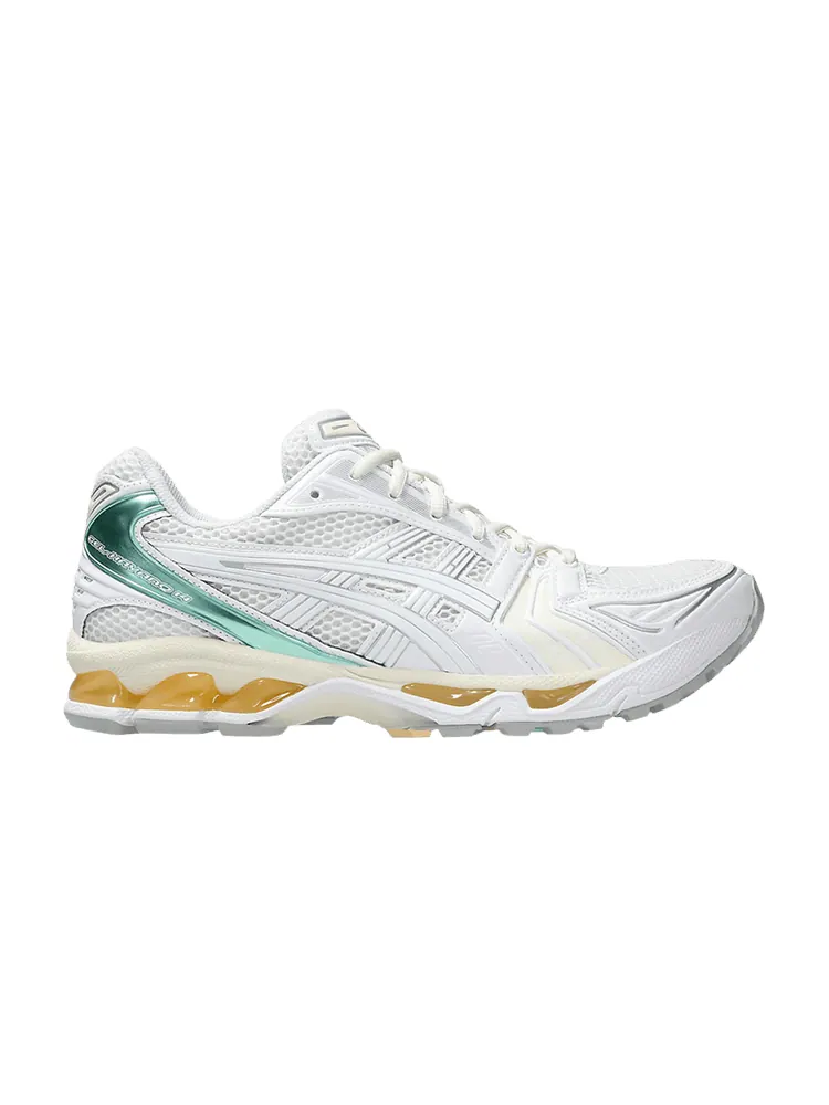 Кроссовки ASICS Gel Kayano 14 'White Green Cream' — изображение 1 из 1, белый/белый