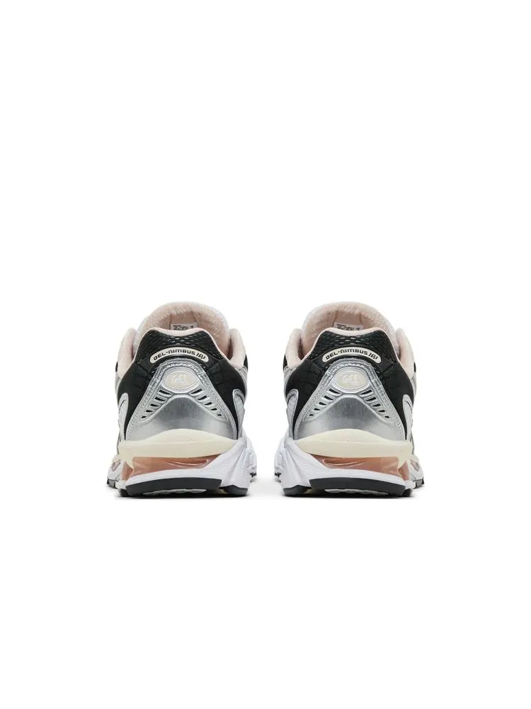 Кроссовки Gel Nimbus 10.1 'White Obsidian Grey' — изображение 6 из 8, белый серый