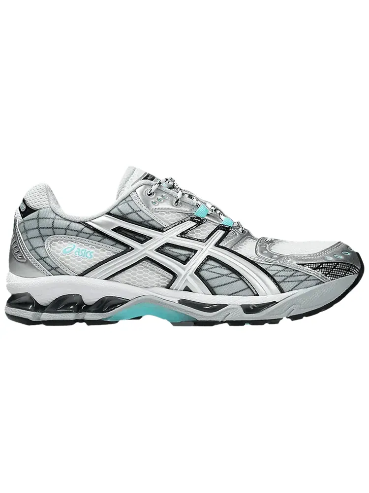 Кроссовки ASICS Gel Nimbus 10.1 'White Piedmont Grey Aqua' — изображение 1 из 1, серый