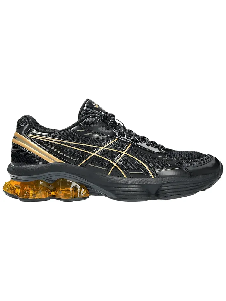 Кроссовки ASICS Gel Kinetic Fluent 'Black Gold' — изображение 1 из 1, черный золотистый