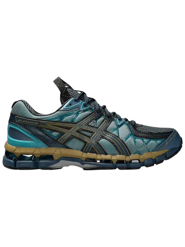 Кроссовки ASICS Kiko Kostadinov x UB10-S Gel Kayano 20 'Indigo Gunmetal' — изображение 1 из 1, бирюзовый