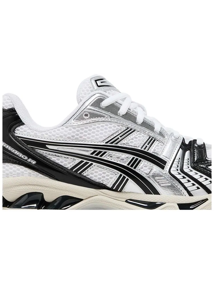 Кроссовки ASICS Gel Kayano 14 'White Silver Black' — изображение 2 из 4, белый серебристый черный