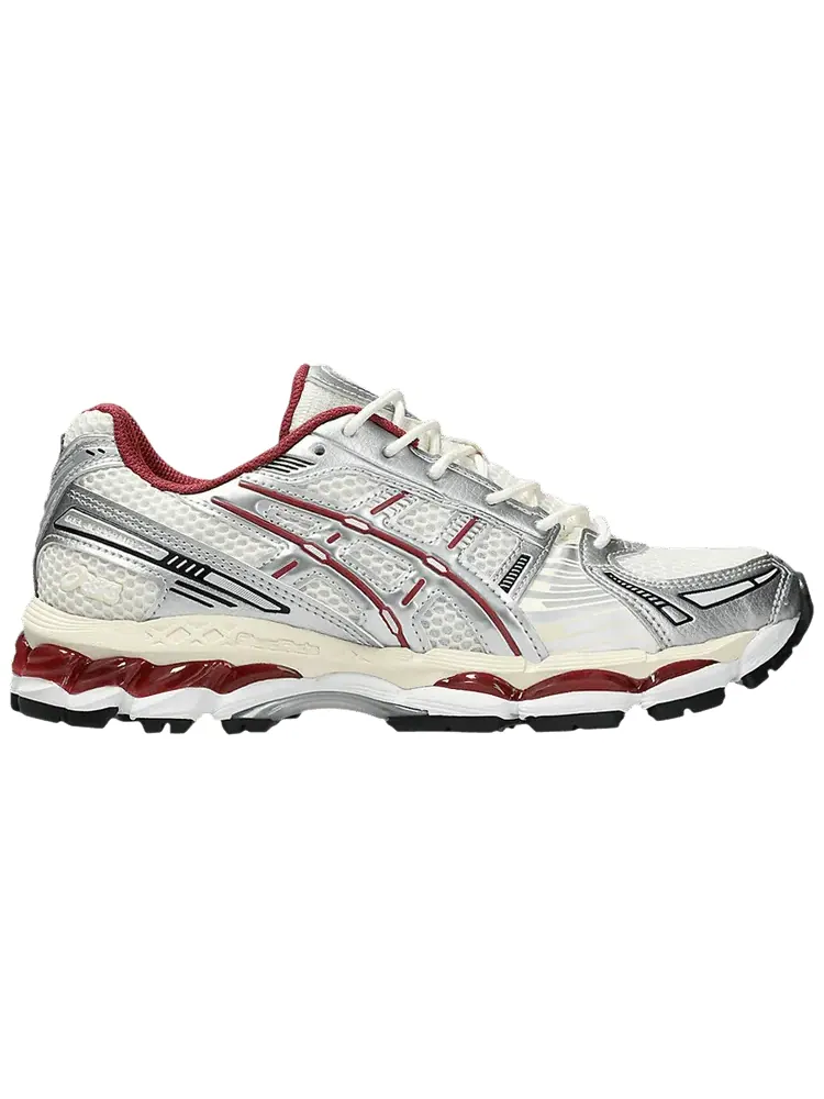 Кроссовки ASICS Gel Kayano 12.1 'Silver Red' — изображение 1 из 1, серебряный