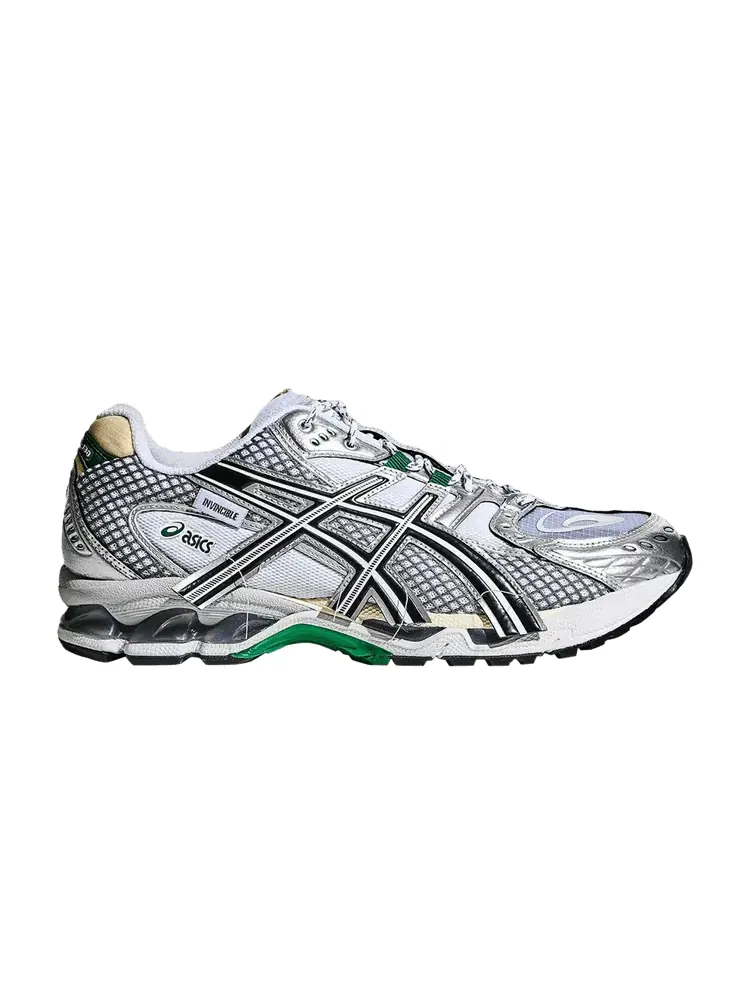 Кроссовки ASICS INVINCIBLE x Gel Nimbus 10.1 'HTTP 404 Pack - Kale' — изображение 1 из 1, серебристый