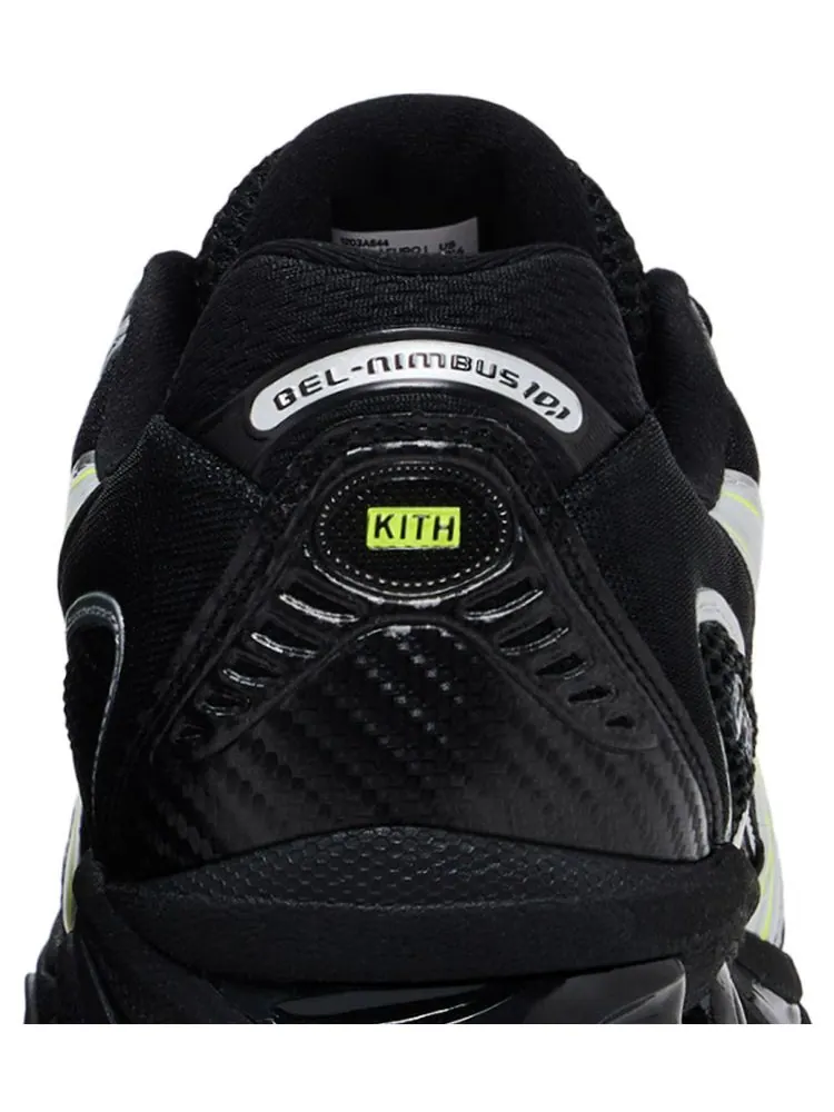 Кроссовки ASICS Kith x Gel Nimbus 10.1 'Black Pure Silver' — изображение 7 из 8, черный