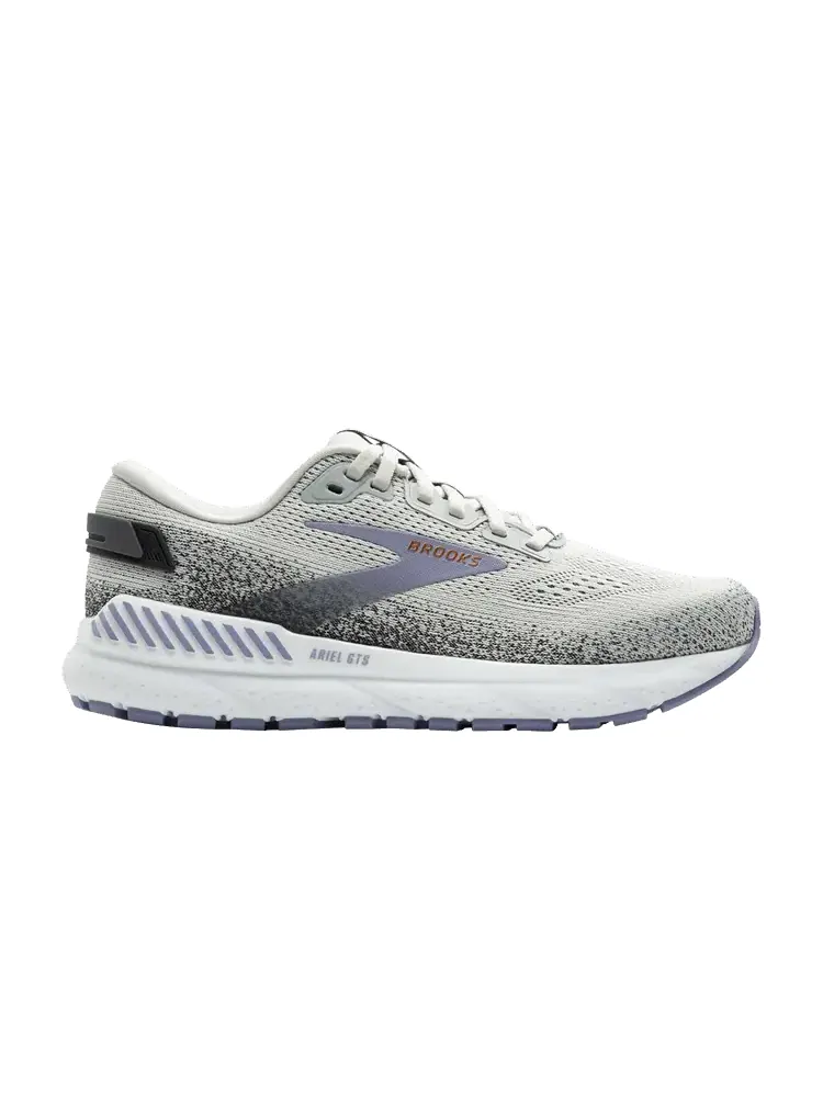 Кроссовки Brooks Wmns Ariel GTS 24, Mercury Ebony — изображение 1 из 1, бежевый