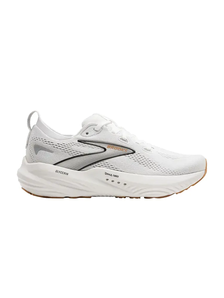 Кроссовки Brooks Wmns Glycerin 22 — изображение 1 из 1, белый серый черный