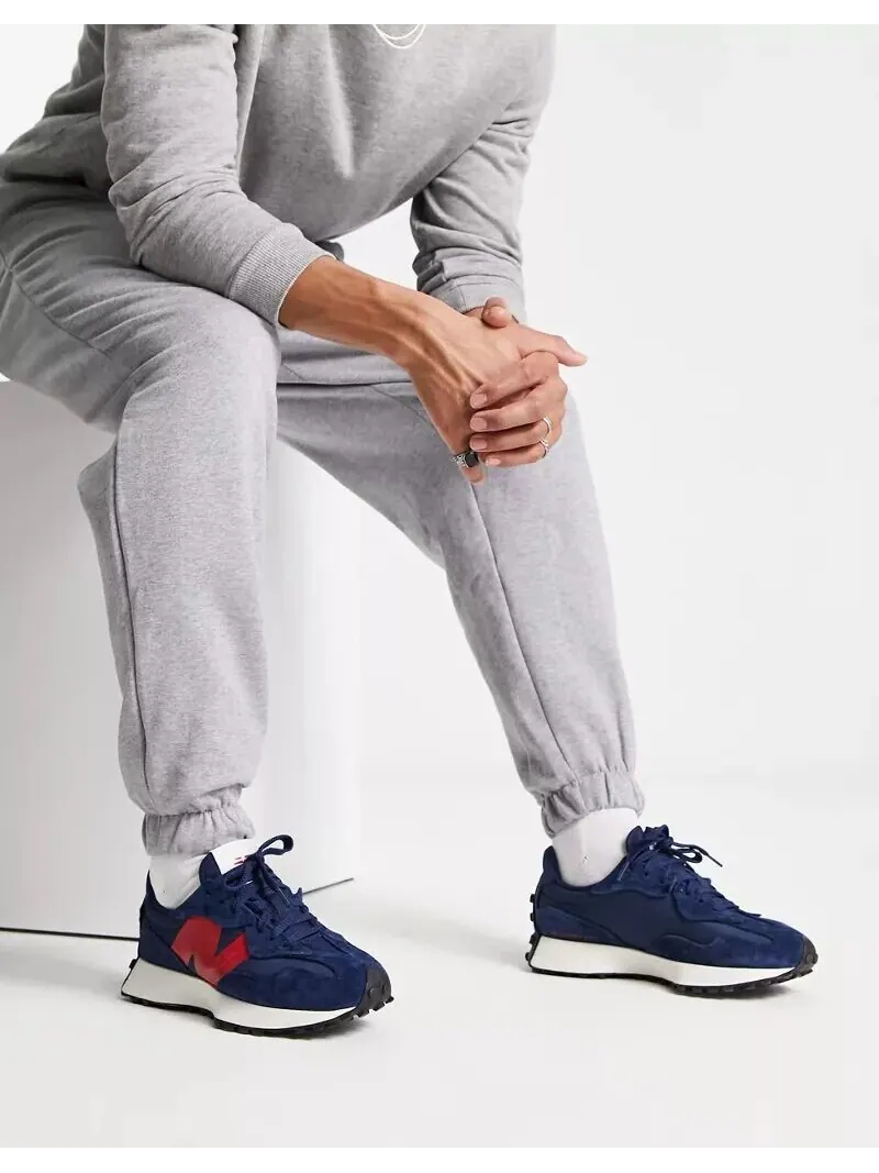 Кроссовки New Balance 327 — изображение 7 из 12, темно-синий/красный
