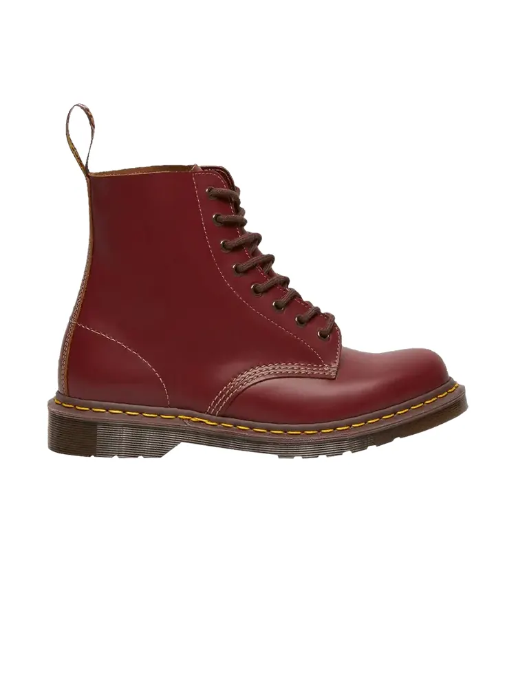 Ботинки Dr. Martens 1460 Vintage кожаные с контрастной строчкой — изображение 1 из 1, красные
