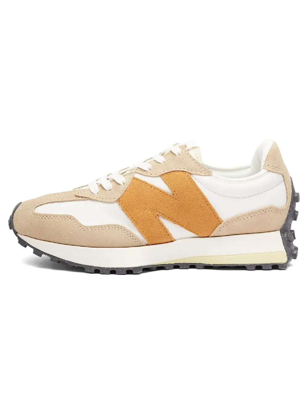 Кроссовки New Balance 327 — изображение 2 из 9, бежевый/коричневый