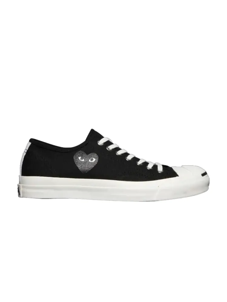 Кроссовки Converse Comme des Garçons x Jack Purcell 'Black' — изображение 1 из 1, черный/черный-красный