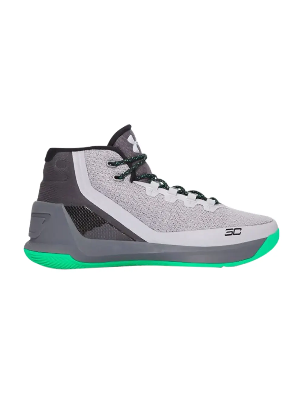 Кроссовки Curry 3 Under Armour — изображение 1 из 1, серый/серый/черный