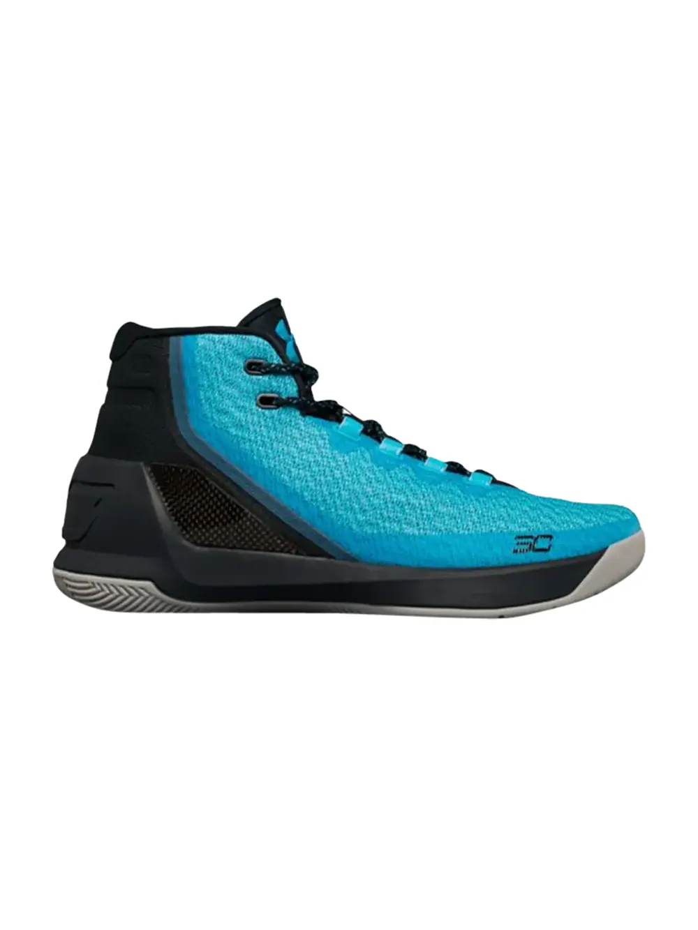Кроссовки Curry 3 Mid Under Armour — изображение 1 из 1, синий/черный