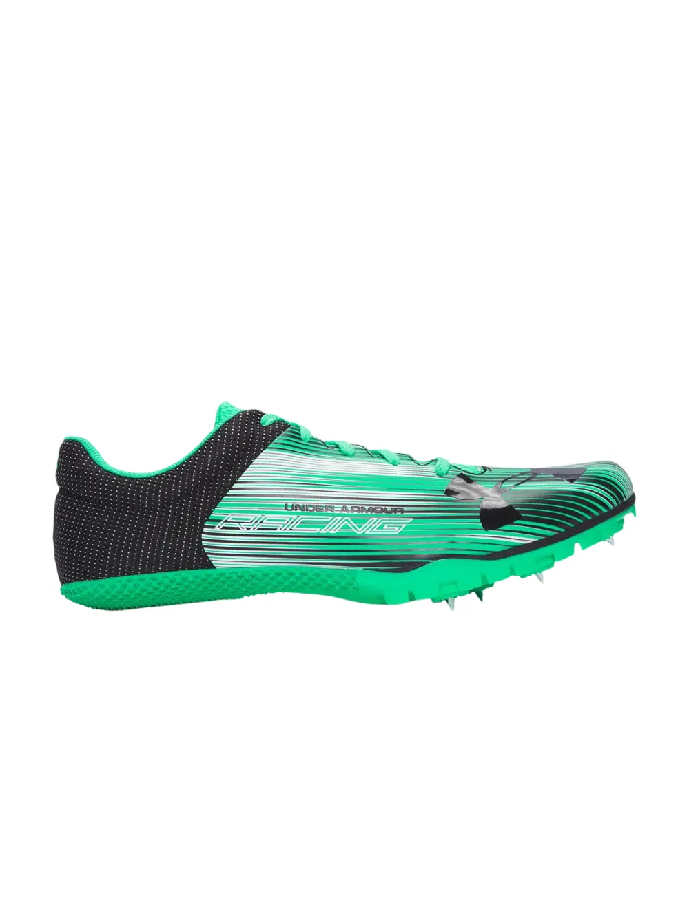 Кроссовки Kick Sprint Track Spikes Under Armour — изображение 1 из 1, зеленый/черный