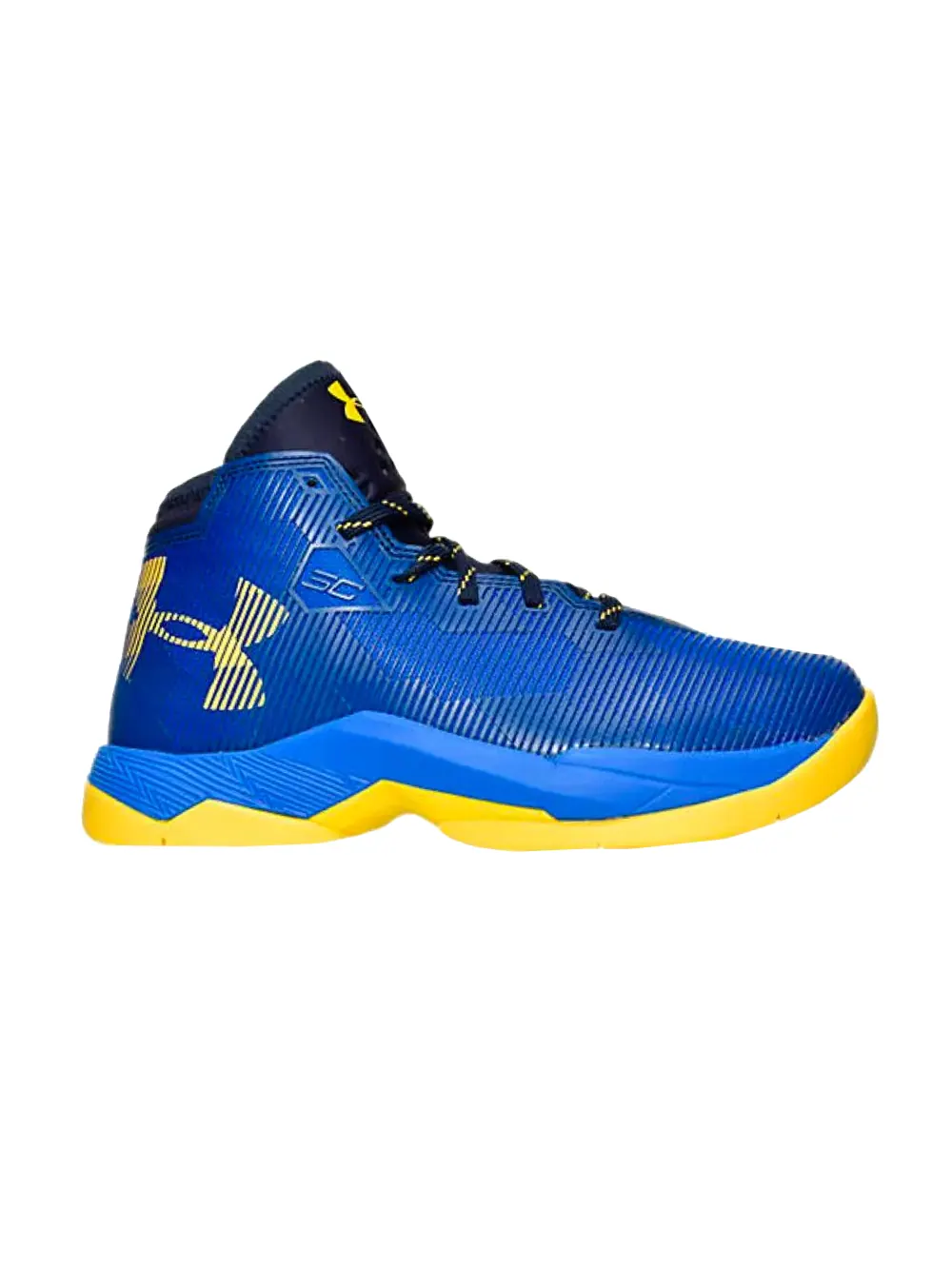 Кроссовки Curry 2.5 GS Under Armour — изображение 1 из 7, синий/золотистый