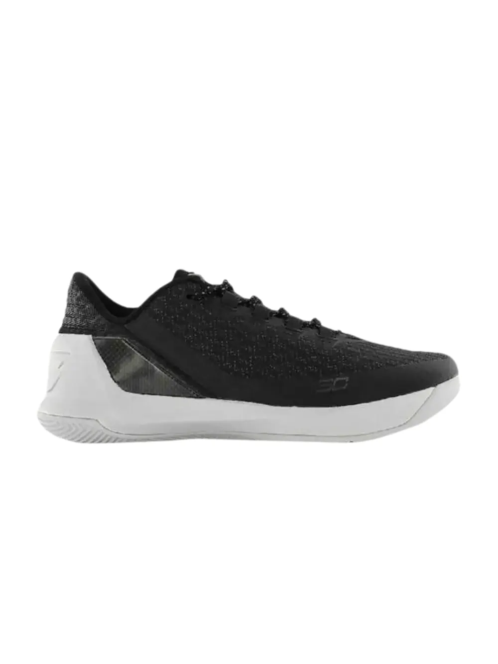 Кроссовки Curry 3 Low Under Armour — изображение 1 из 1, черный/белый/белый