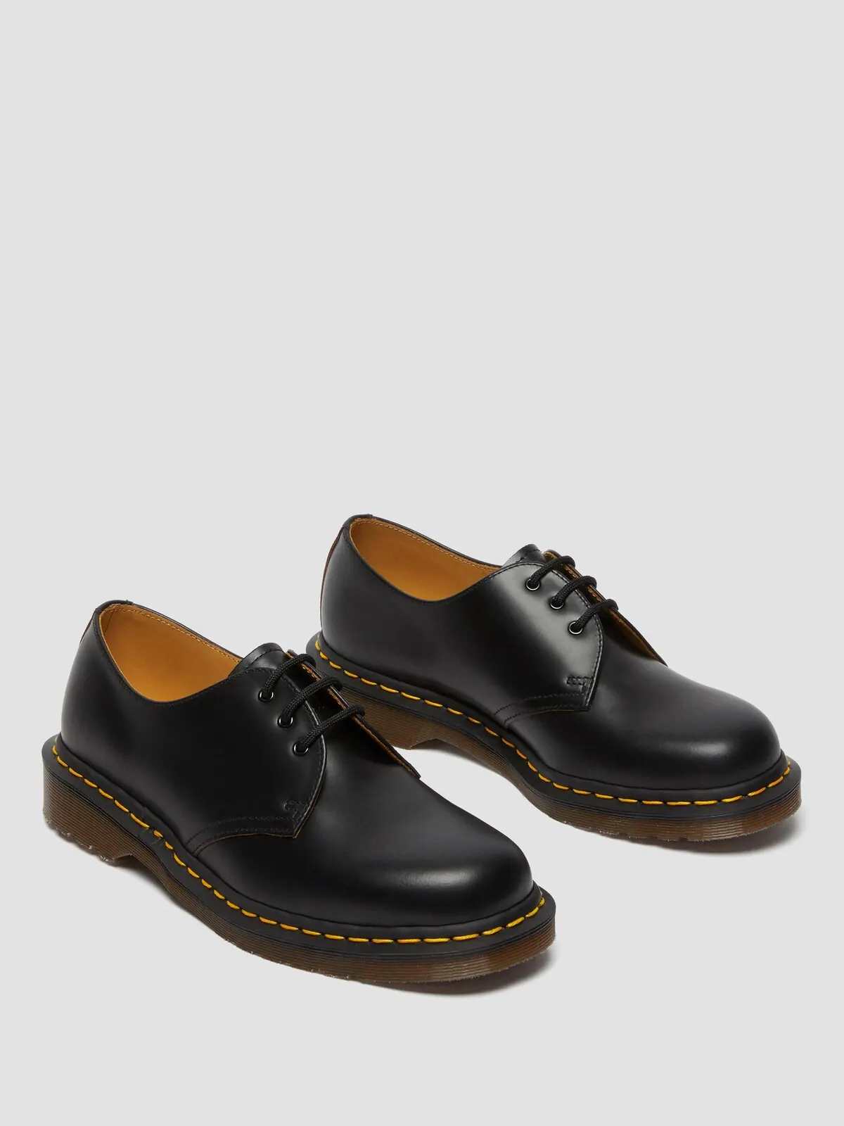 Туфли Dr. Martens 1461 Oxford из натуральной кожи — изображение 3 из 9, черный