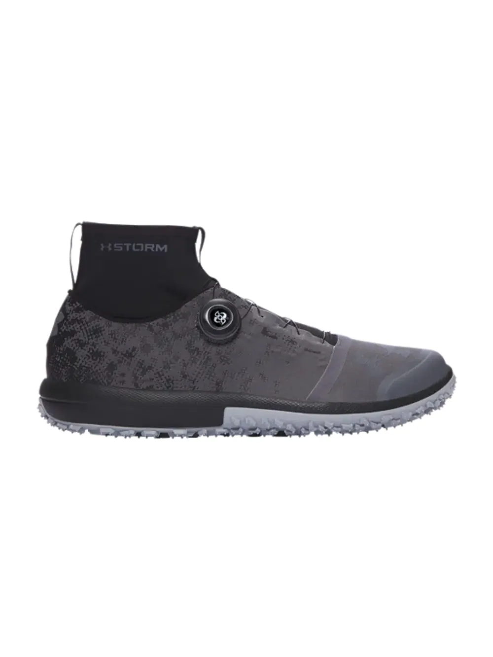 Кроссовки Fat Tire Ascent Mid BOA Under Armour — изображение 1 из 1, серый/черный/черный