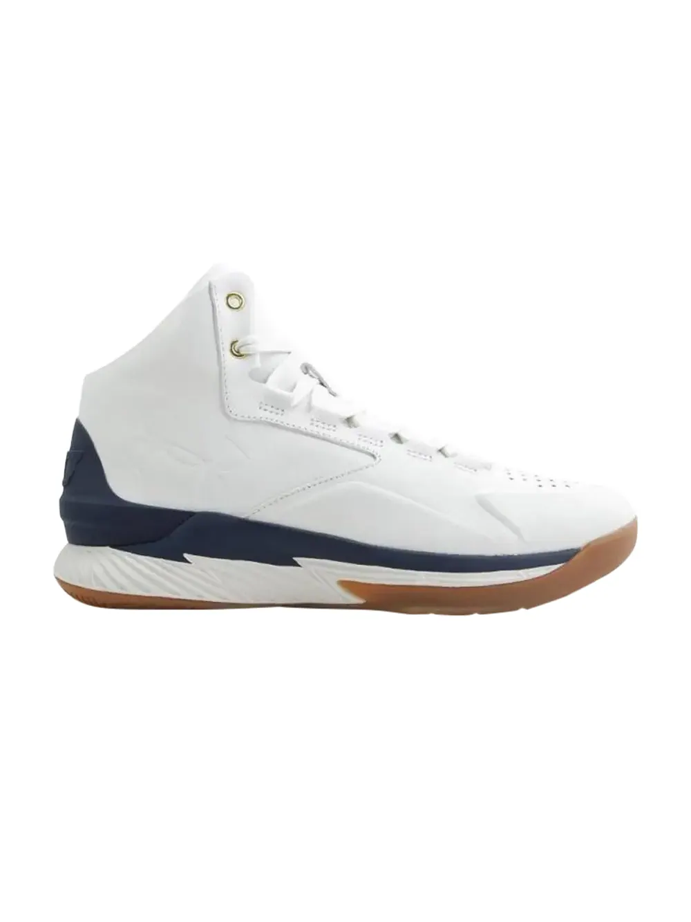 Кроссовки Curry 1 Lux Mid Under Armour — изображение 1 из 1, белый/темно-синий
