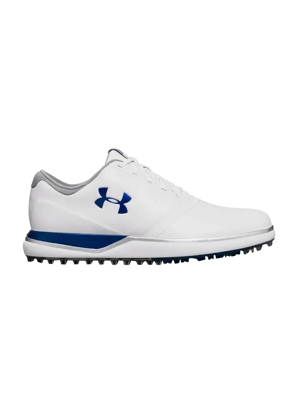 Кроссовки Wmns Performance Spikeless Under Armour — изображение 1 из 1, белый/синий
