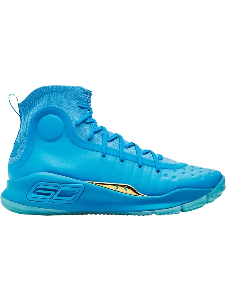 Кроссовки Curry 4 Retro 'Flooded' — изображение 1 из 1, синий