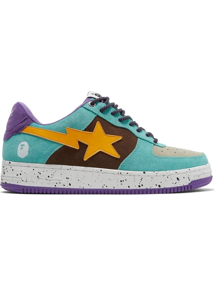 Кроссовки Bapesta Brown Yellow — изображение 1 из 8, коричневый