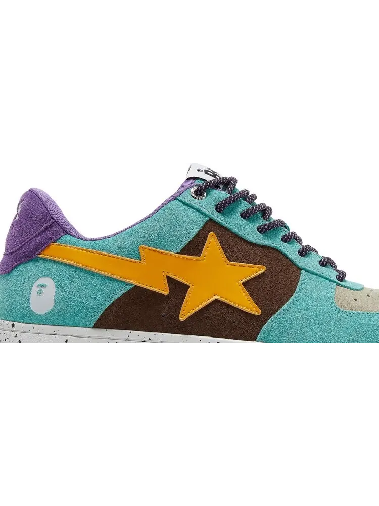 Кроссовки Bapesta Brown Yellow — изображение 2 из 8, коричневый
