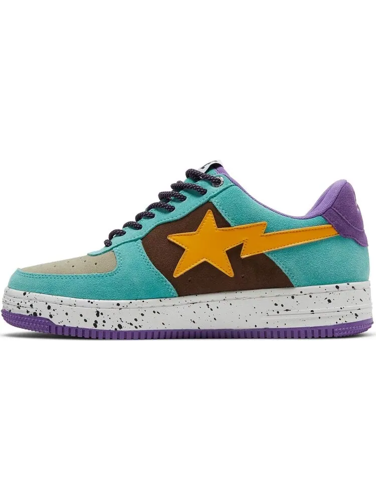 Кроссовки Bapesta Brown Yellow — изображение 3 из 8, коричневый