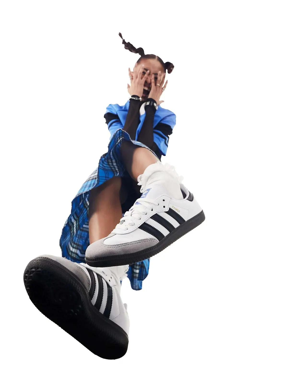 Кроссовки adidas Samba OG — изображение 3 из 11, белый
