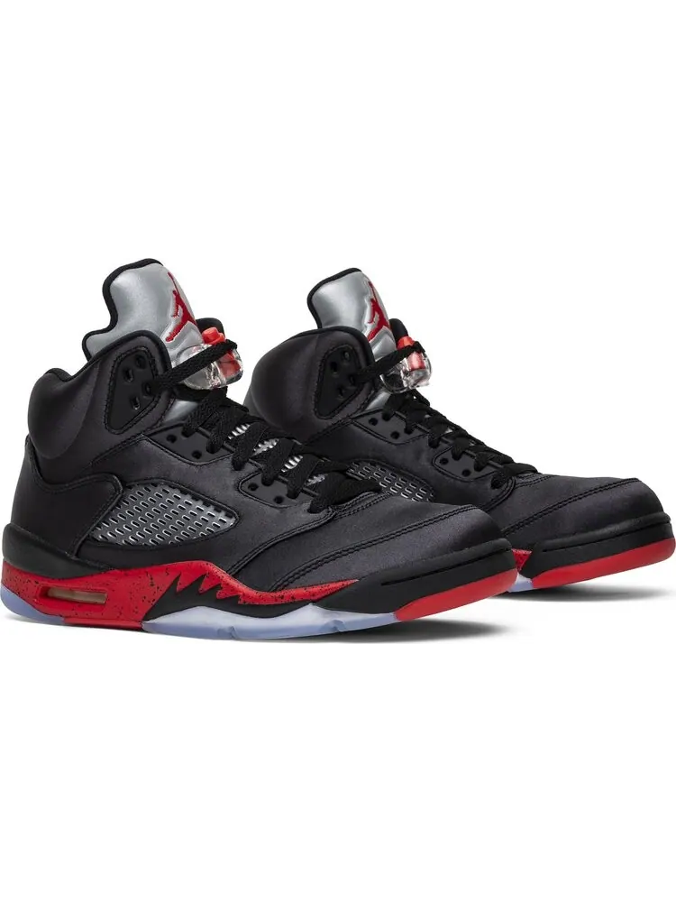 Кроссовки Air Jordan 5 Retro Satin Bred — изображение 8 из 8, черный