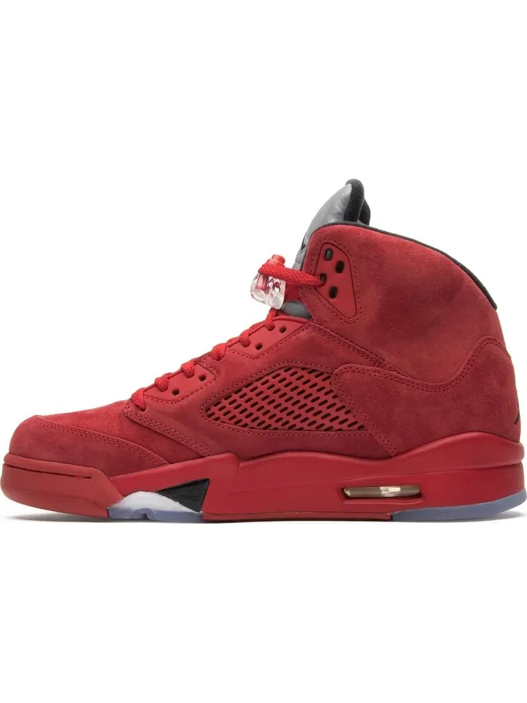 Кроссовки Air Jordan 5 Retro Red Suede — изображение 3 из 8, красный