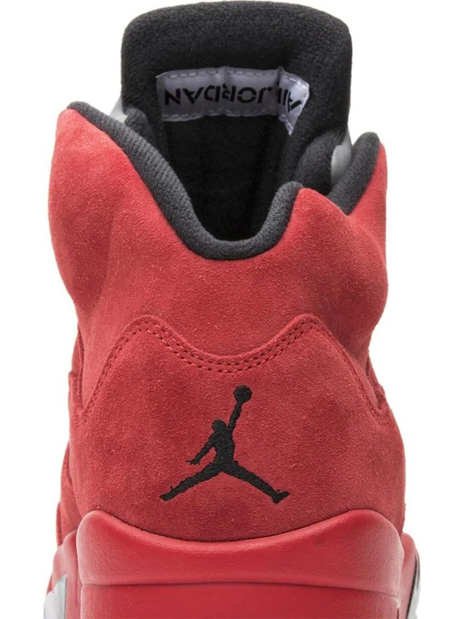 Кроссовки Air Jordan 5 Retro Red Suede — изображение 7 из 8, красный