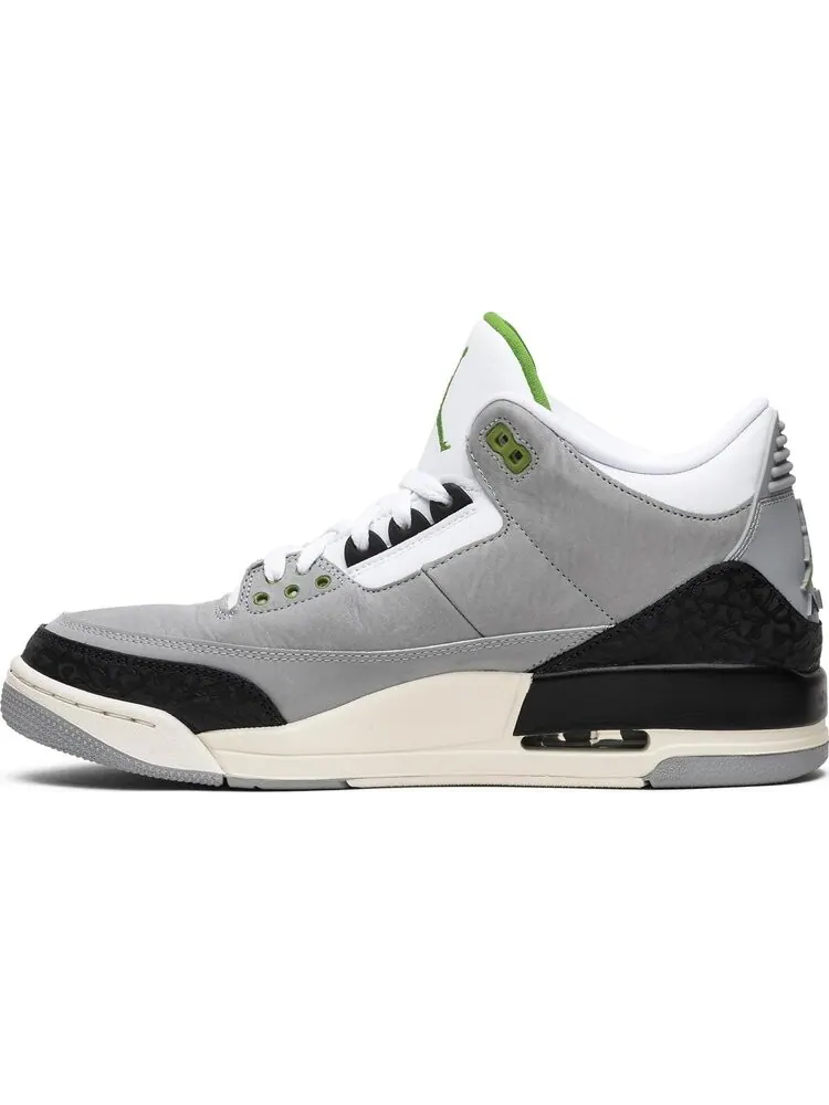 Кроссовки Air Jordan 3 Retro Chlorophyll — изображение 3 из 8, зеленый