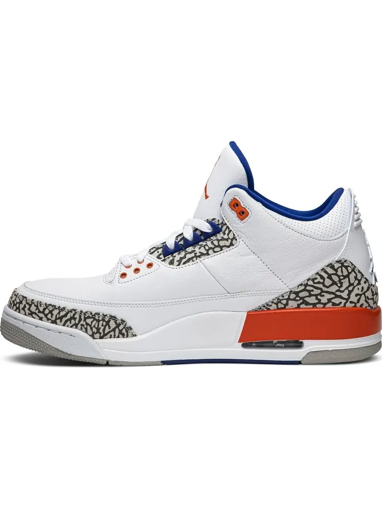 Кроссовки Air Jordan 3 Retro Knicks — изображение 3 из 8, белый